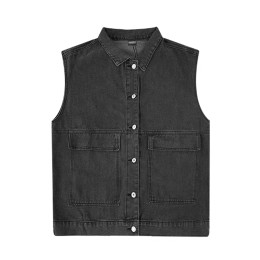 Customized Men's Denim Vest Design Spring and Autumn Tooling Vest YK2 Trendy Loose Vest Sleeveless Vest Men's Wear Millennial Style Retro Fashion SKJN028 Customized Men's Denim Vest Design Spring and Autumn Tooling Vest YK2 Trendy Loose Vest Sleeveless Vest Men's Wear Millennial Style Retro Fashion SKJN028